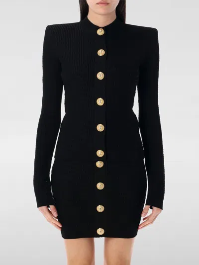 BALMAIN CARDIGAN BALMAIN WOMAN COLOR BLACK,G87606002