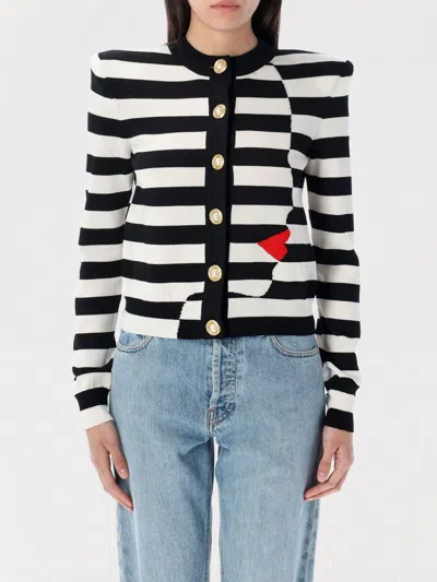 BALMAIN CARDIGAN BALMAIN WOMAN COLOR BLACK,G90132002