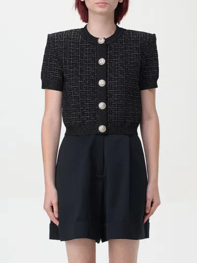 BALMAIN CARDIGAN BALMAIN WOMAN COLOR BLACK,F73043002