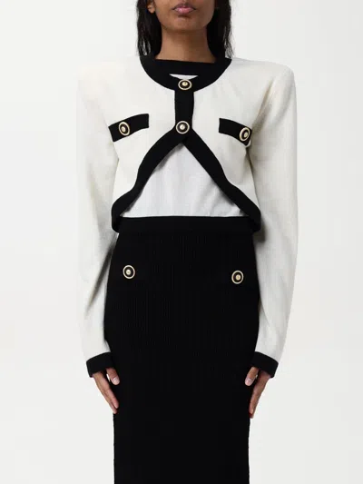 BALMAIN SWEATER BALMAIN WOMAN COLOR WHITE,G67166001