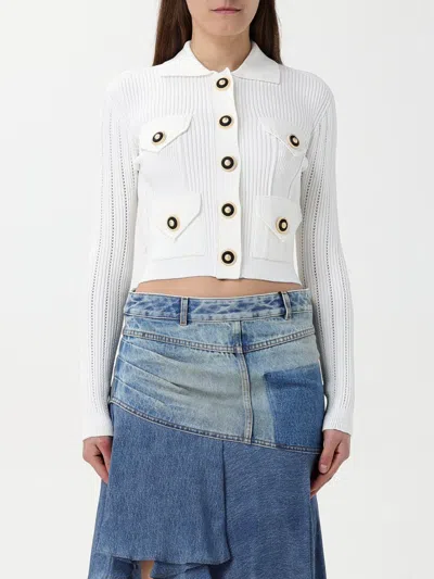 BALMAIN CARDIGAN BALMAIN WOMAN COLOR WHITE,G46891001