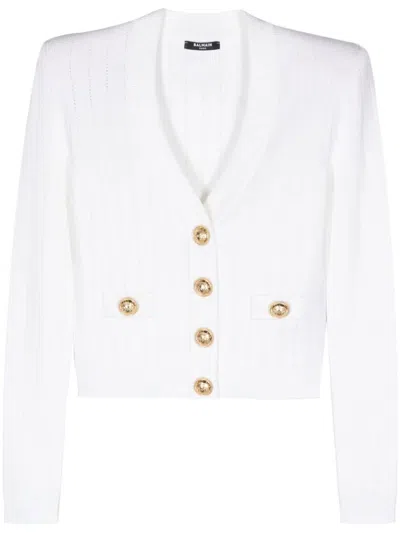 BALMAIN BALMAIN CARDIGAN CLOTHING