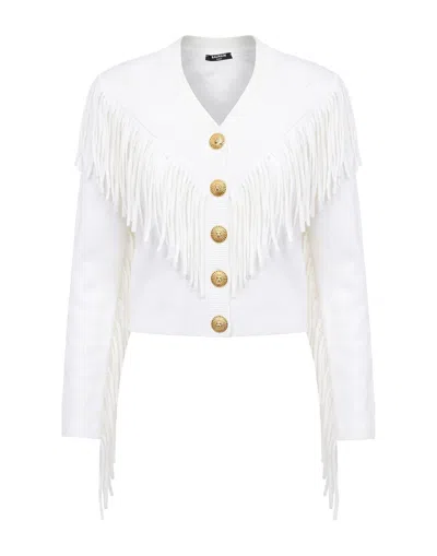 Balmain Cardigan In White
