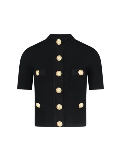BALMAIN CARDIGAN WITH DECORATIVE BUTTONS