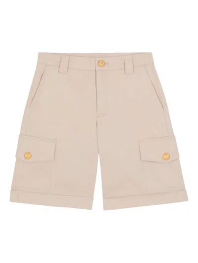 Balmain Kids' Cargo Bermuda Shorts In Multi