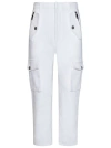 Balmain Cargo Trousers With Belt Loops And Metal Hardware