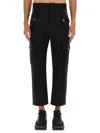 Balmain Regular Fit Cargo Pants In Black