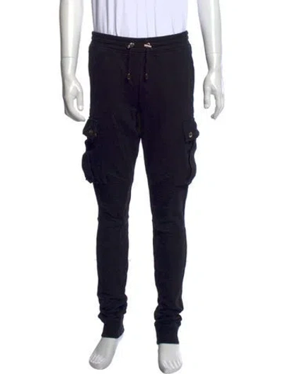 Pre-owned Balmain Cargo Pants In Black