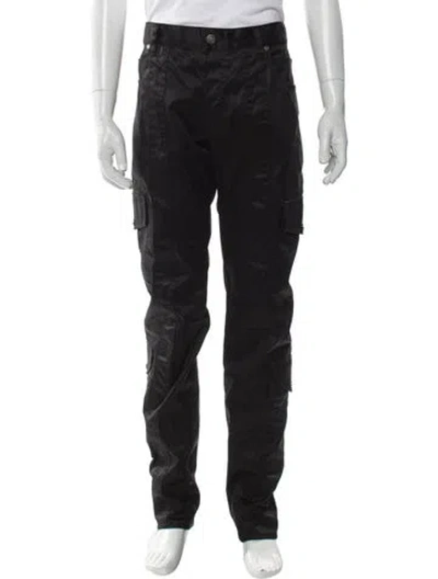 Pre-owned Balmain Cargo Pants In Gray