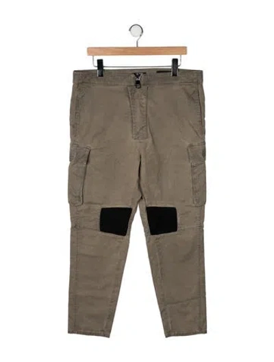 Pre-owned Balmain Cargo Pants In Green