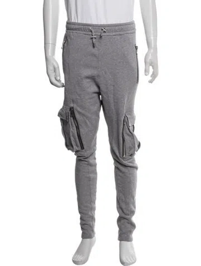 Pre-owned Balmain Cargo Pants In Grey