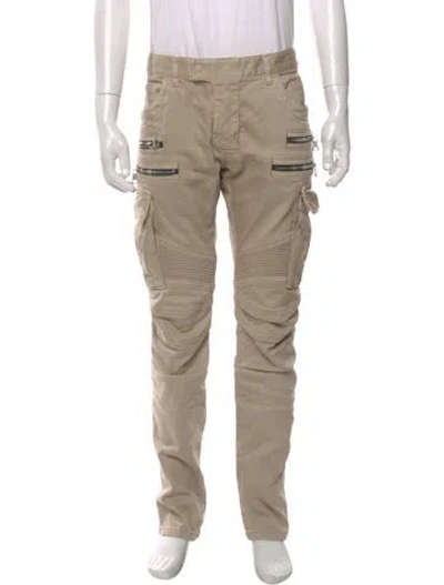 Pre-owned Balmain Cargo Pants In Neutral