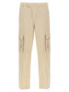 Balmain Cargo Pants Beige In Sand