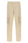 Balmain Cargo Pants Beige In Nude