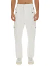 Balmain Men Cargo Pants In White