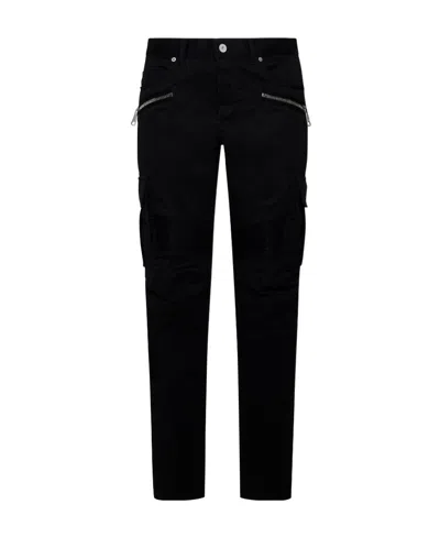BALMAIN BALMAIN LOW-RISE SLIM TROUSERS