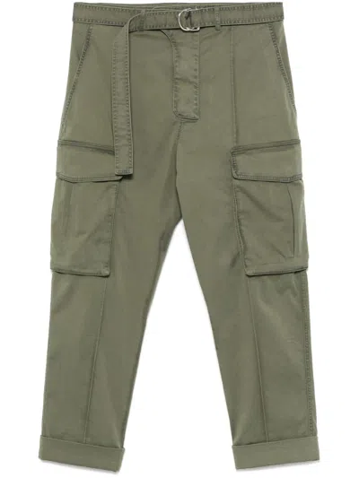 Balmain Cargo Trousers In Brown