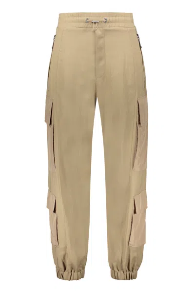 Balmain Cargo Trousers In Brown
