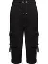 Balmain Kiss-printed Drawstring Sweatpants In Black