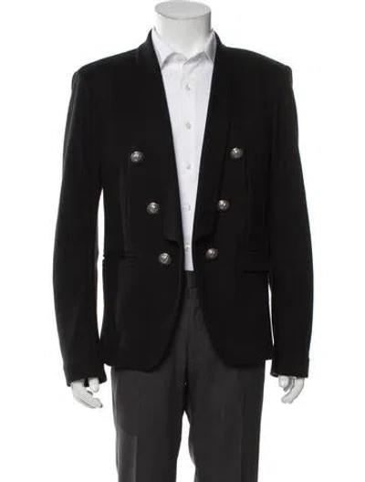 Pre-owned Balmain Cashmere Blazer In Black