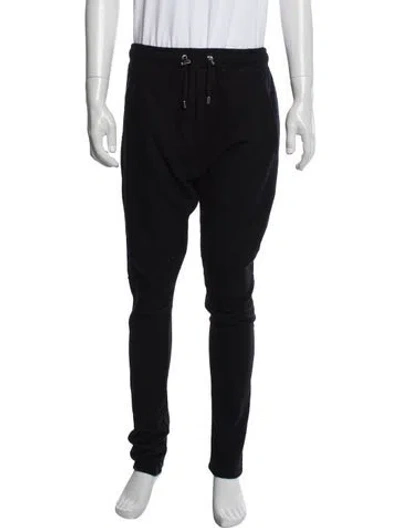 Pre-owned Balmain Cashmere Lounge Bottoms In Black