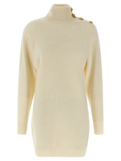 BALMAIN BALMAIN CASHMERE WOOL DRESS