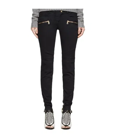 Balmain Casual Pants With Belt Loops In Black