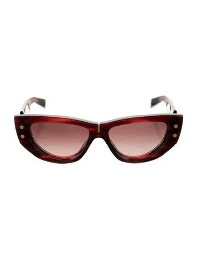 Pre-owned Balmain Cat-eye Gradient Sunglasses