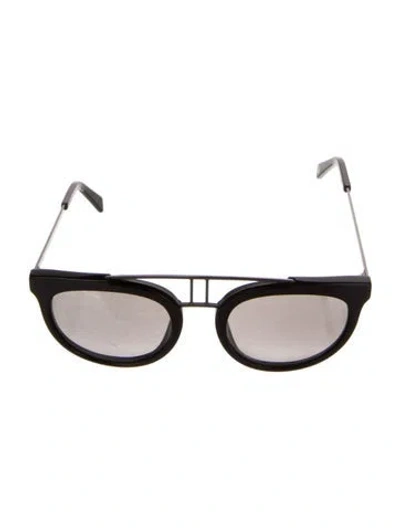 Pre-owned Balmain Cat-eye Gradient Sunglasses In Multi