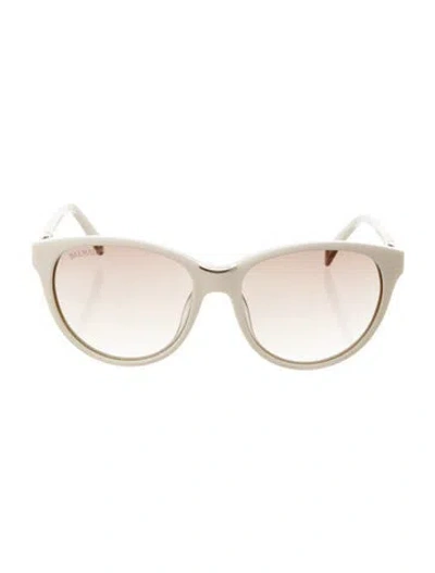 Pre-owned Balmain Cat-eye Gradient Sunglasses In Neutral