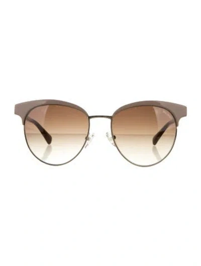 Pre-owned Balmain Cat-eye Gradient Sunglasses In Neutral