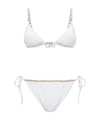 Balmain Chain-embellished Bikini In White