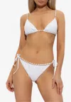 Balmain Chain-embellished Bikini In White