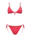 Balmain Chain-embellished Triangle Bikini In Pink