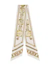 Balmain Printed Silk Bandana With Chains Pattern