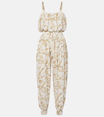 Balmain Chain Printed Jumpsuit