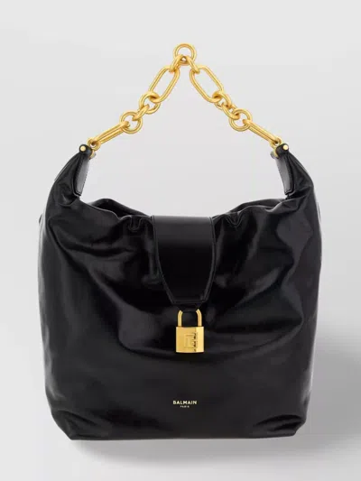 BALMAIN 'CHAIN STRAP PADLOCK DETAIL' SHOULDER BAG