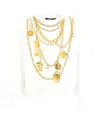 Balmain Chain-print Sweatshirt In White