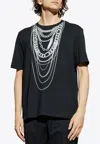 Balmain Printed T-shirt In Black