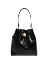 Balmain Chain-trimmed Leather Backpack In Black