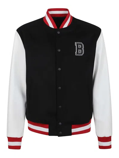 BALMAIN CHAQUETA DE CUERO - BLANCO