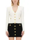 Balmain Top  Woman Color Salmon In Black