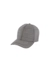 Balmain Checked Cap In Gray