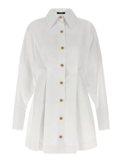 Balmain Jeans Acampanados - Blanco In White