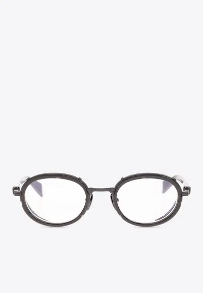 Balmain Chevalier Rounded Optical Glasses In Transparent
