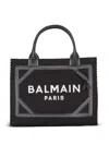 Balmain B-army Small Tote Bag In Black