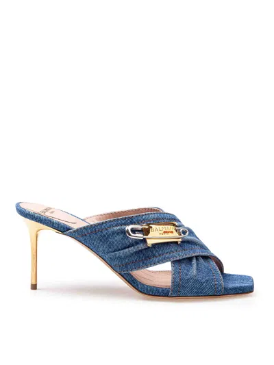 Balmain Chinelas - Lavado Oscuro