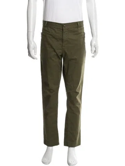 Pre-owned Balmain Chinos In Green