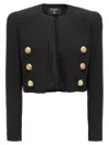 Balmain Six-button Jacket In Black