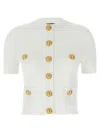 Balmain 'chiocciola' Cardigan In White